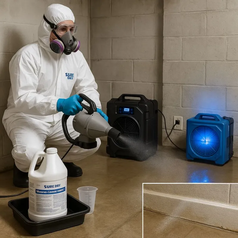 Sanitization and Odor Removal process in Holland, MA